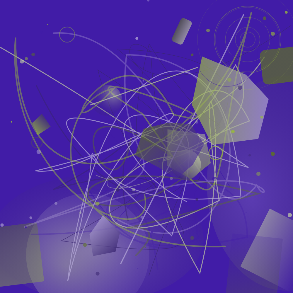 Quantum Genesis NFT #13 — layered Python generative art
